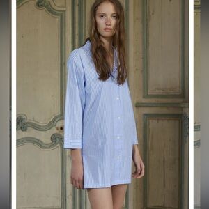 Women’s Marigot Amboise Nightshirt || Sky Stripe